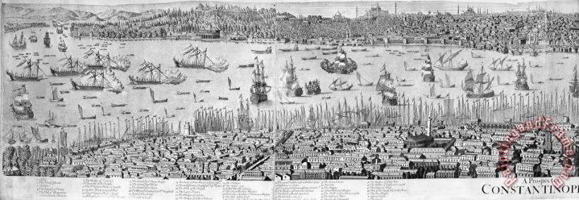 Constantinople, 1713 painting - Others Constantinople, 1713 Art Print