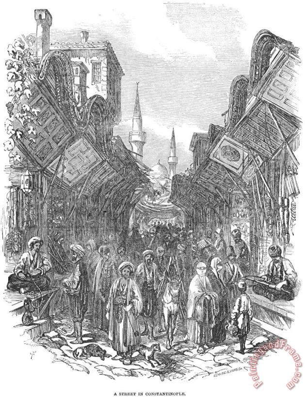 Others Constantinople, 1853 Art Print