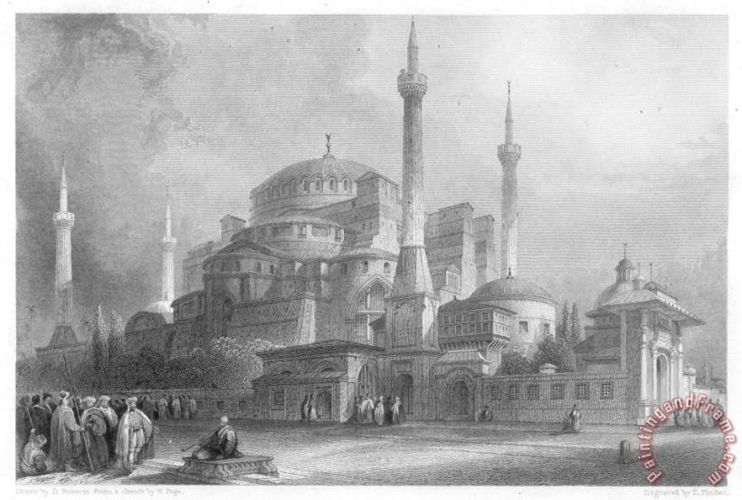 Constantinople: St. Sophia painting - Others Constantinople: St. Sophia Art Print