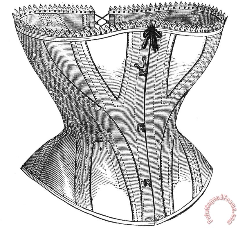 Others Corset Advertisement, 1869 Art Painting
