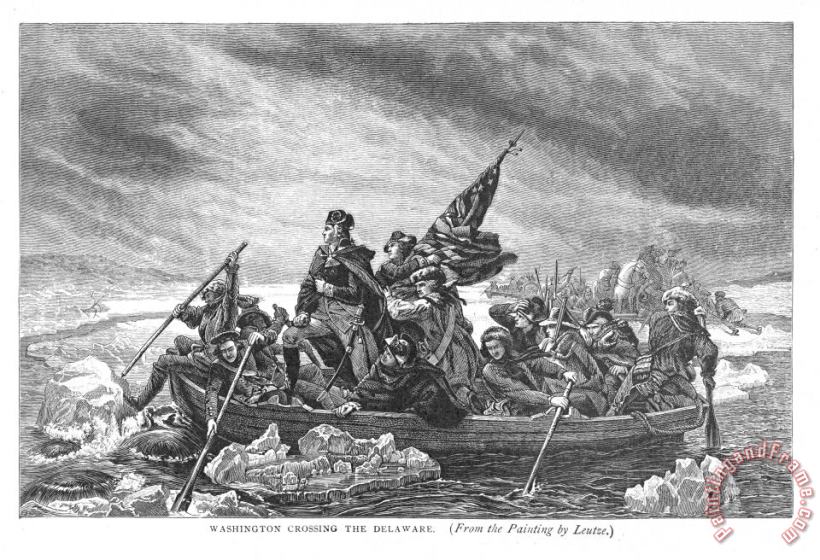 Others Crossing The Delaware Art Print
