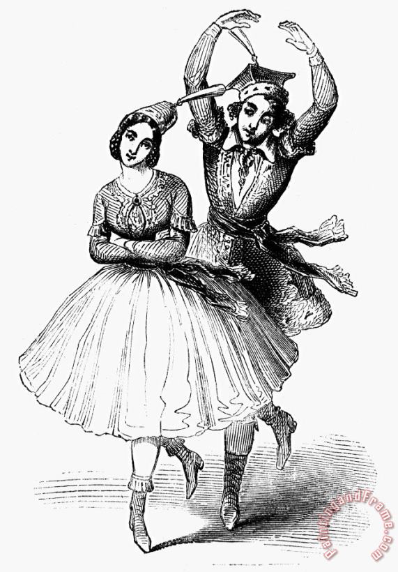 Others Dance: Polka, 1844 Art Painting