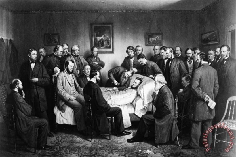 Others Death Of Lincoln, 1865 Art Print
