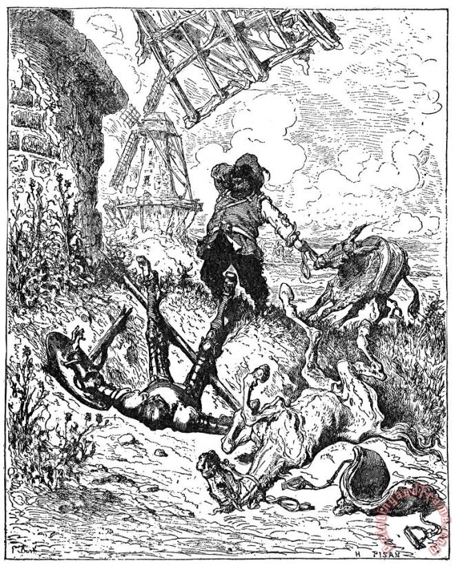 Others Don Quixote Art Print