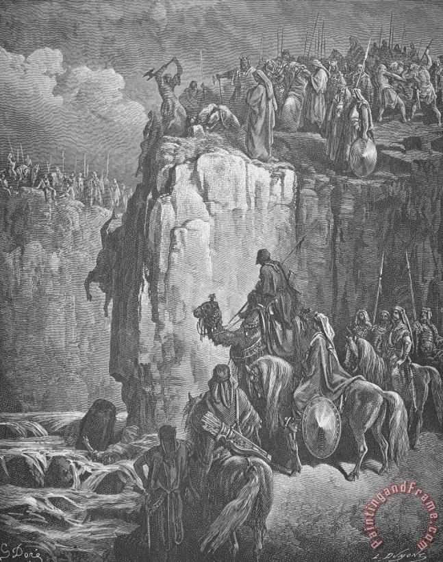 Dore: Prophets Of Baal painting - Others Dore: Prophets Of Baal Art Print