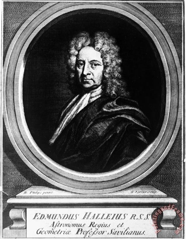 Edmund Halley (1656-1742) painting - Others Edmund Halley (1656-1742) Art Print