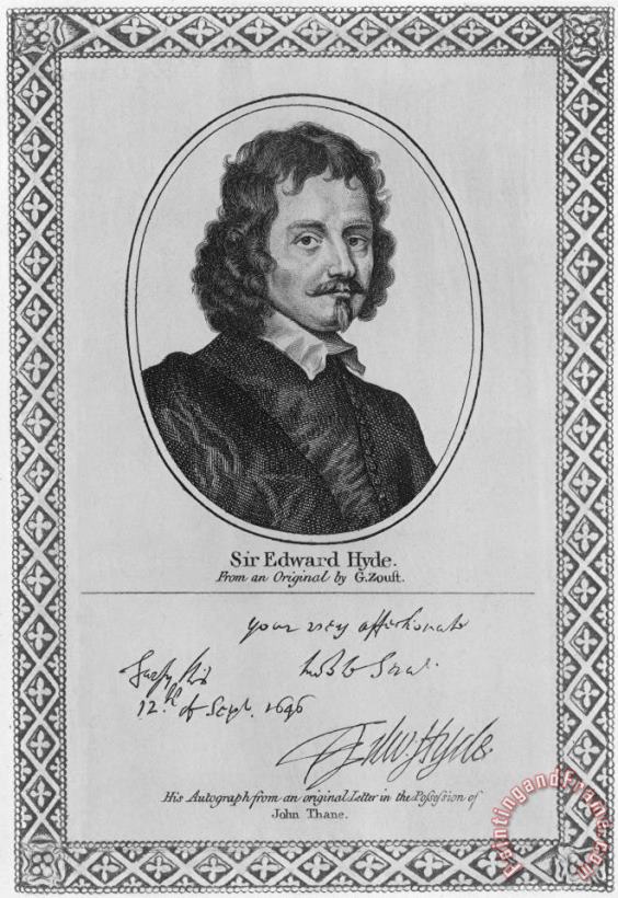 Edward Hyde (1609-1674) painting - Others Edward Hyde (1609-1674) Art Print