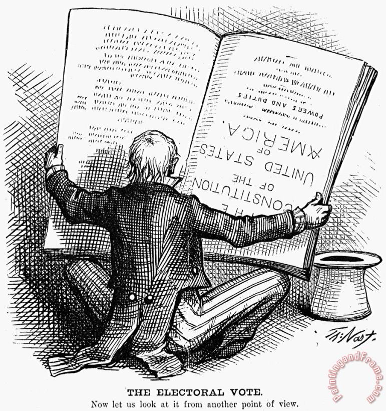 Others Election Cartoon, 1876 Art Print
