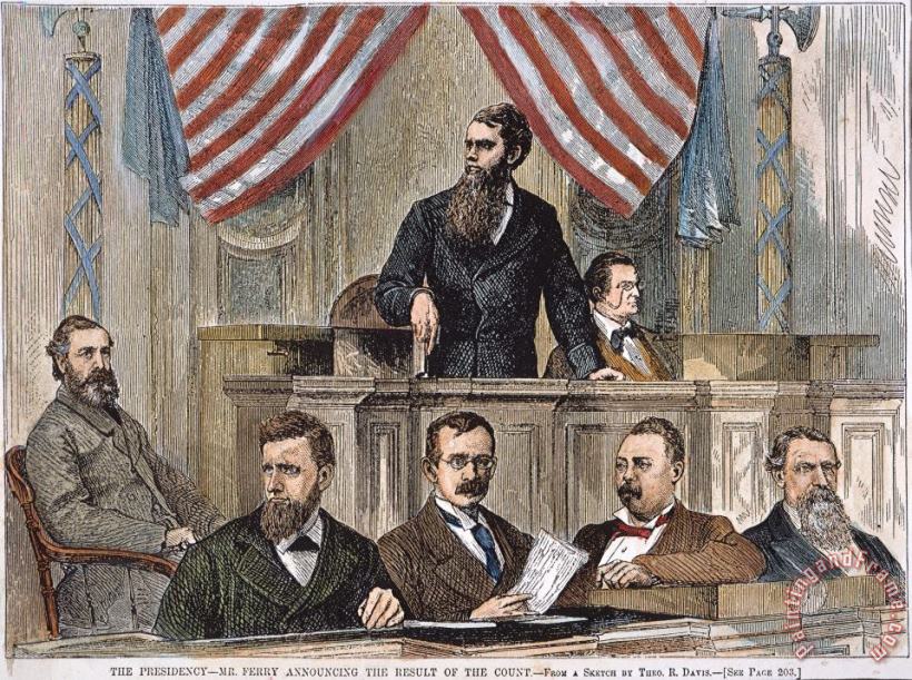 Electoral Commission, 1877 painting - Others Electoral Commission, 1877 Art Print