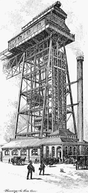 Elevator Tower, 1891 painting - Others Elevator Tower, 1891 Art Print
