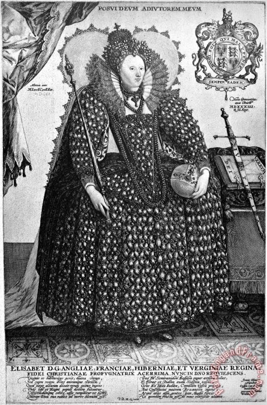 Others Elizabeth I (1533-1603) Art Print