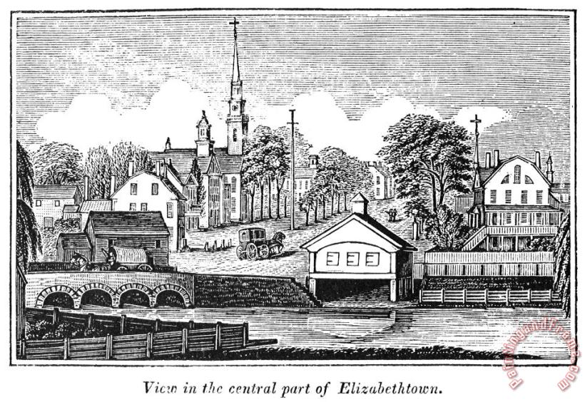 Others Elizabethtown, 1844 Art Print
