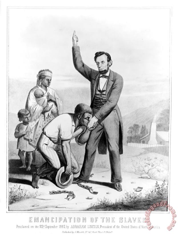 Others Emancipation Proclamation Art Painting