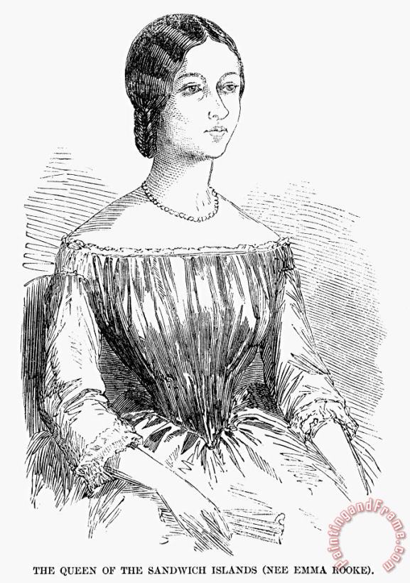 Others Emma Of Hawaii (1836-1885) Art Print