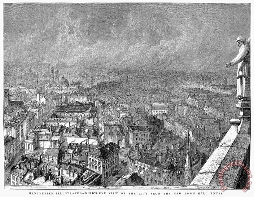 England: Manchester, 1876 painting - Others England: Manchester, 1876 Art Print