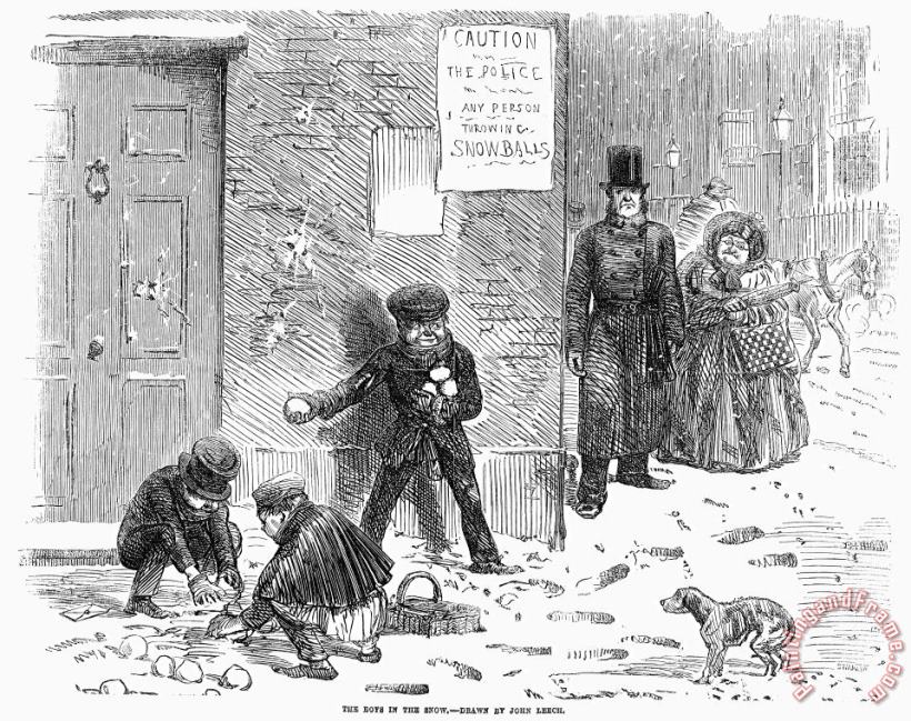 Others England: Winter, 1855 Art Print