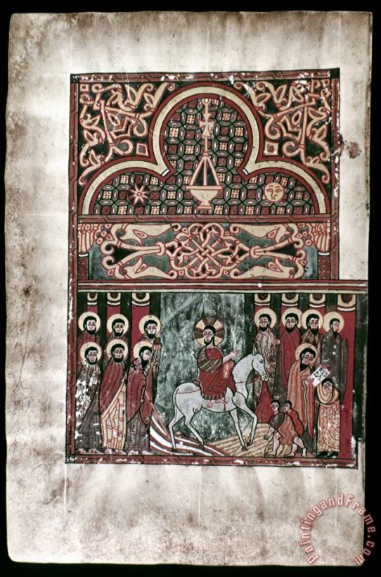Others Entry Into Jerusalem Art Print