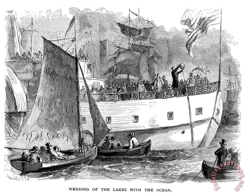 Others Erie Canal Opening, 1825 Art Print