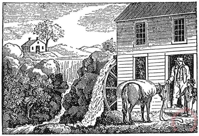 Farming: Millhouse painting - Others Farming: Millhouse Art Print