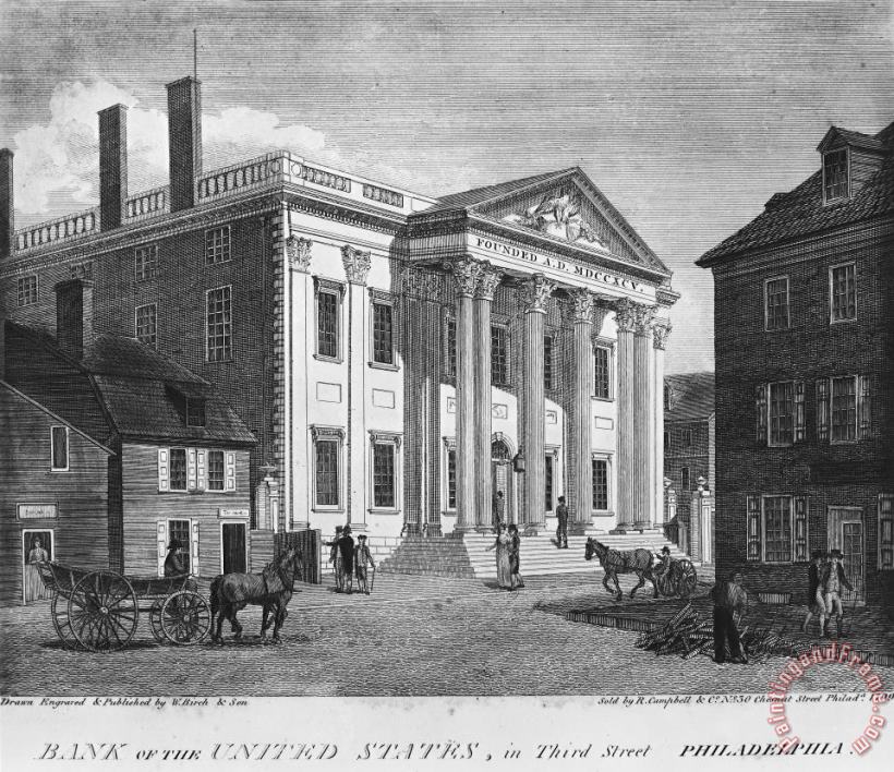 First Bank Of U.s., 1799 painting - Others First Bank Of U.s., 1799 Art Print