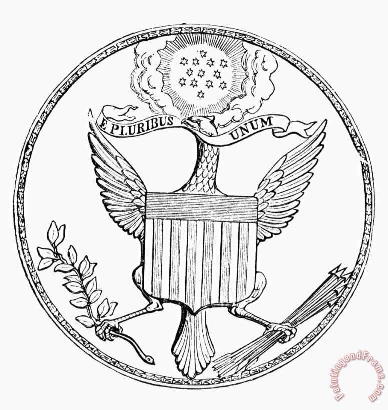 First U.s. Seal, 1782 painting - Others First U.s. Seal, 1782 Art Print