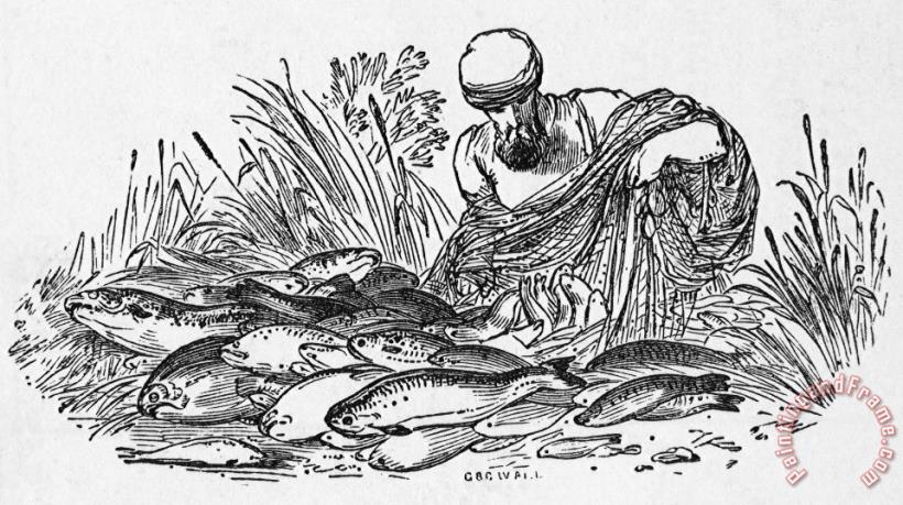 Others FISHERMAN, 1st CENTURY Art Print