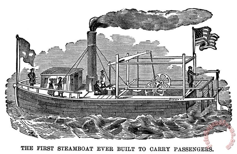 Others FITCHS STEAMBOAT, c1790 Art Print