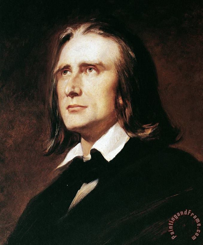 Franz Liszt (1811-1886) painting - Others Franz Liszt (1811-1886) Art Print