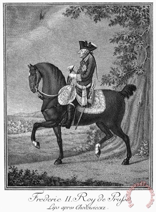 Frederick II (1712-1786) painting - Others Frederick II (1712-1786) Art Print