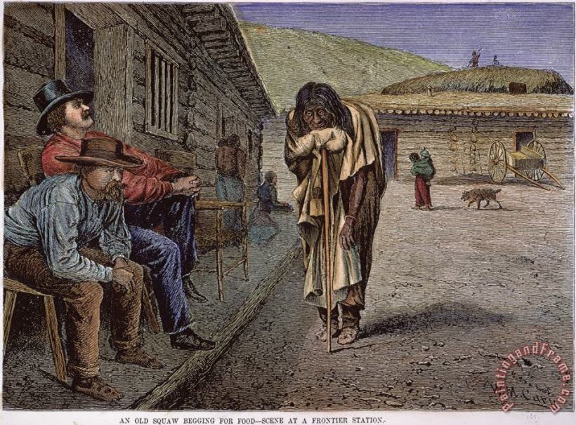 Frontier Station: Beggar painting - Others Frontier Station: Beggar Art Print