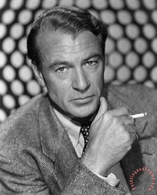 Others Gary Cooper (1901-1961) Art Painting