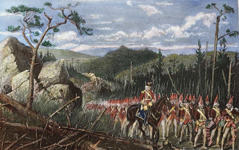 General Braddocks March painting - Others General Braddocks March Art Print