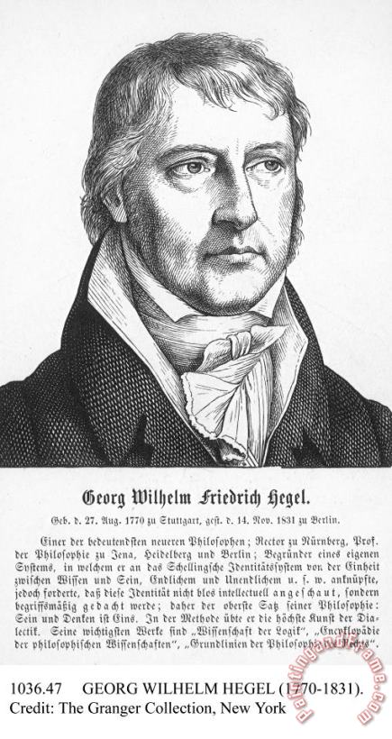 Georg Wilhelm Hegel painting - Others Georg Wilhelm Hegel Art Print