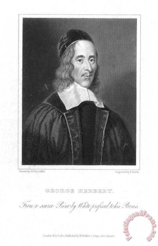George Herbert (1593-1633) painting - Others George Herbert (1593-1633) Art Print