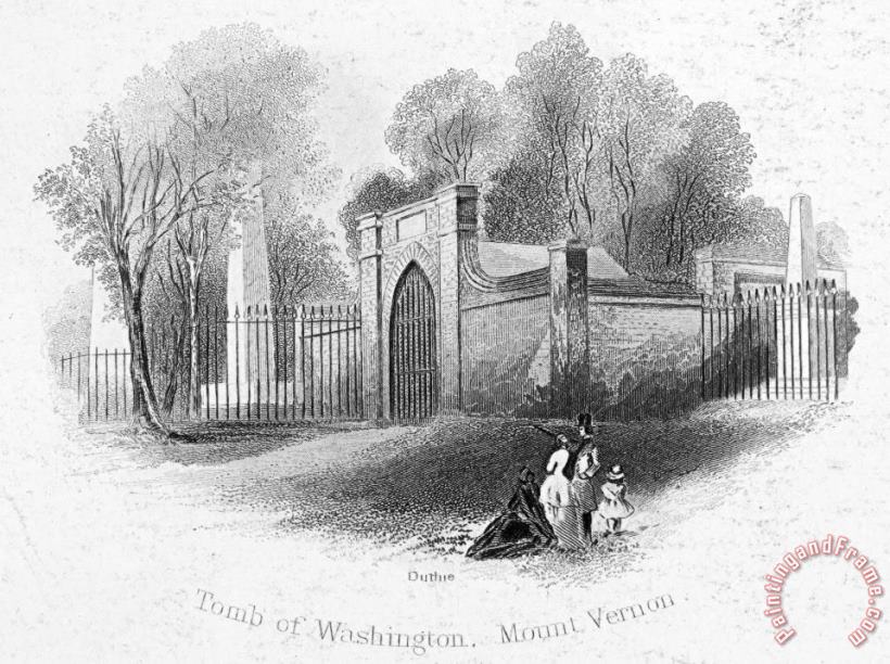 George Washington: Tomb painting - Others George Washington: Tomb Art Print