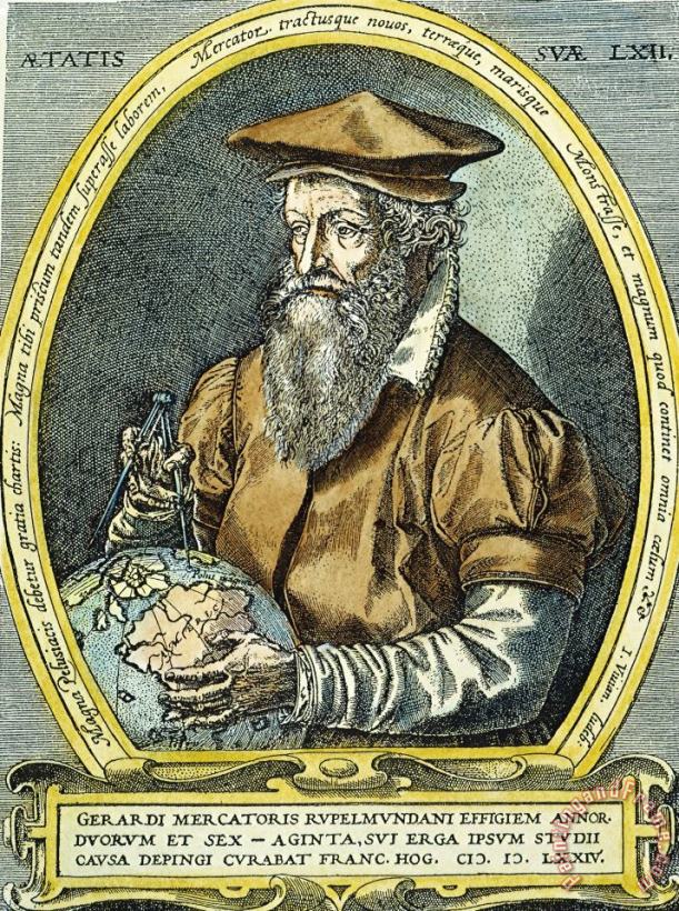 Others Gerardus Mercator Art Print