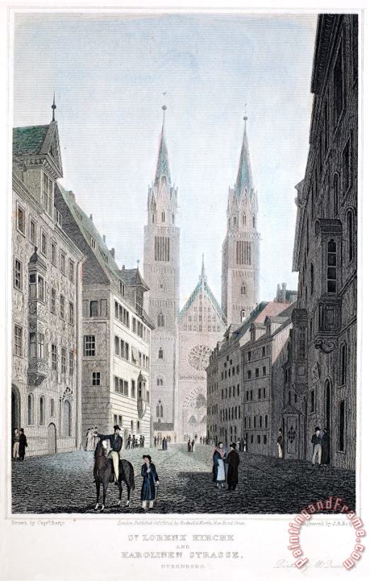 Others Germany: Nuremberg, 1822 Art Painting