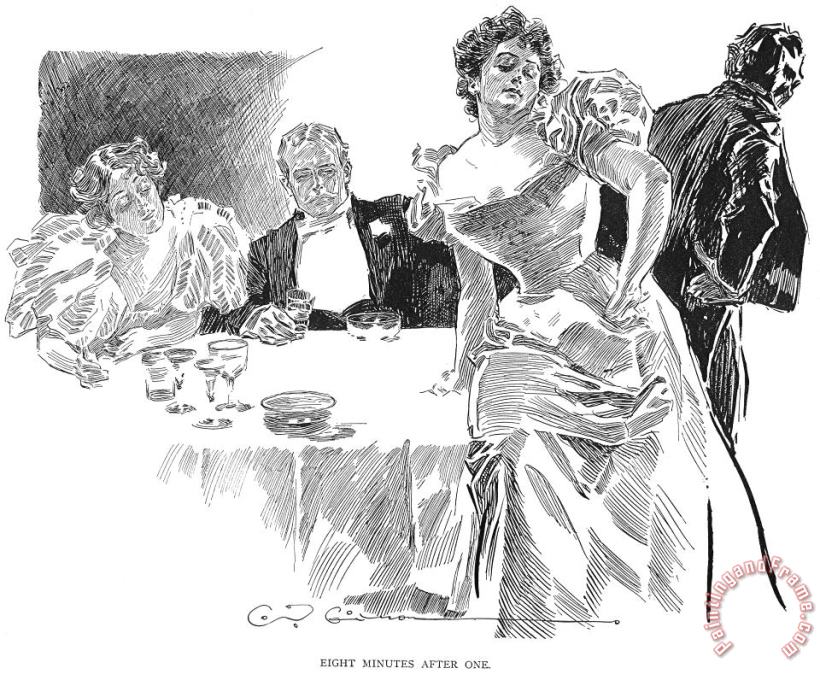 Others Gibson: Dinner Party Art Print