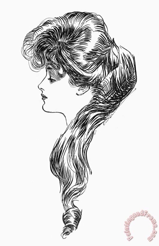 Others Gibson Girl, 1903 Art Painting