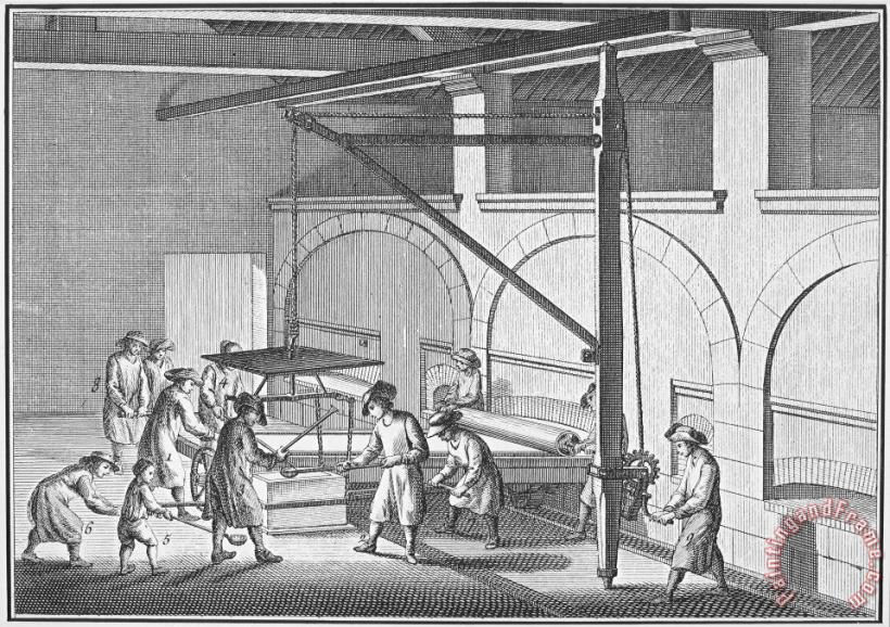 Others Glass Manufacture, 1751 Art Print