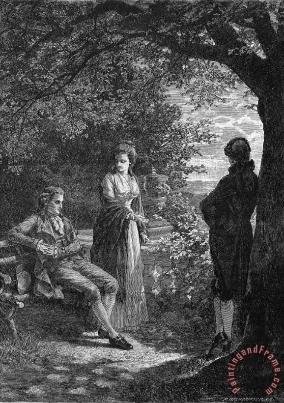Goethe: Werther painting - Others Goethe: Werther Art Print
