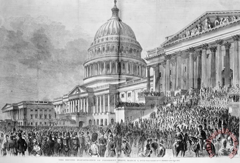 Others Grants Inauguration, 1873 Art Painting