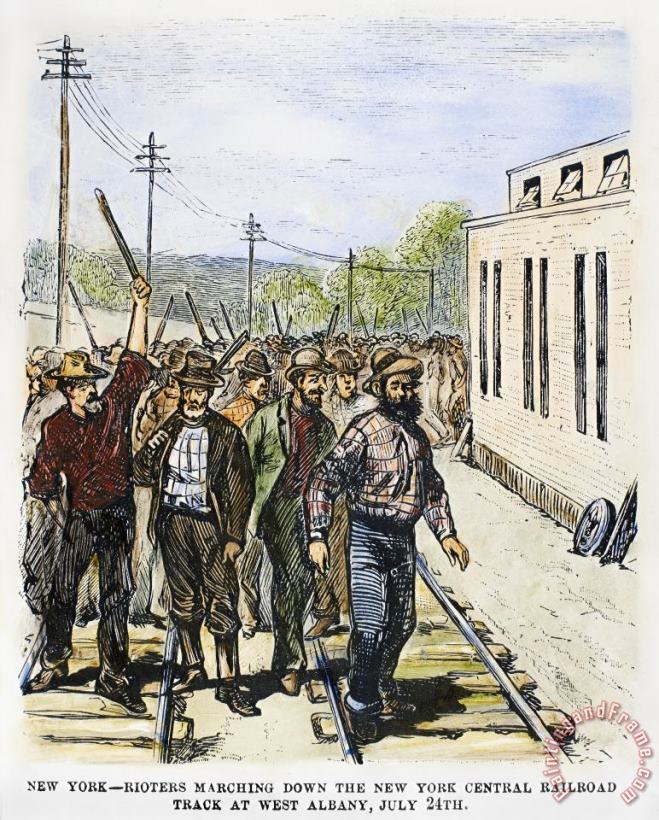 Others Great Railroad Strike, 1877 Art Print