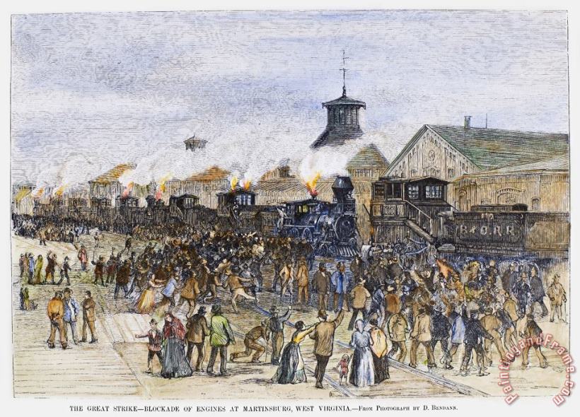 Others Great Railroad Strike, 1877 Art Painting