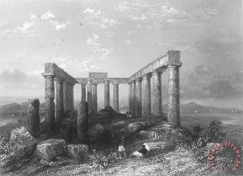 Others Greece: Temple Ruins Art Painting