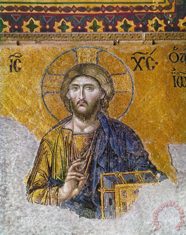 Hagia Sophia: Mosaic painting - Others Hagia Sophia: Mosaic Art Print