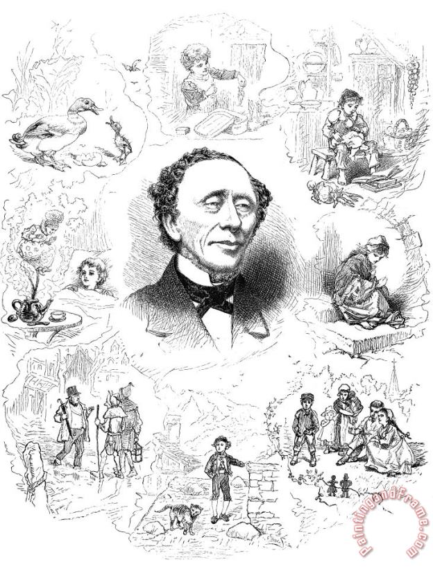 Hans Christian Andersen painting - Others Hans Christian Andersen Art Print