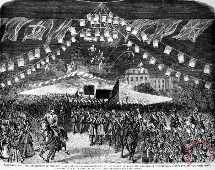 Others Hayes Inauguration, 1877 Art Print