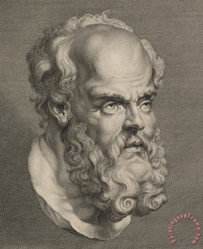 Others Head Of Socrates Art Print