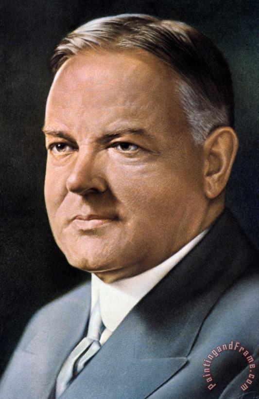 Others Herbert Hoover (1874-1964) Art Painting